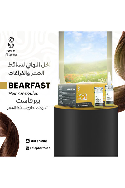 solo pharma BEAR FAST HAIR TONIC AMPOULES - HAIR THERAPY