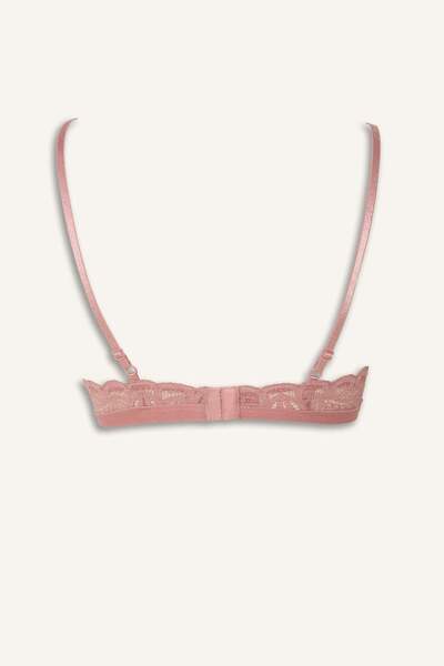 DeFacto Lace Glitter Triangle Bra Without Cups and Pads F5037Ax25Wn