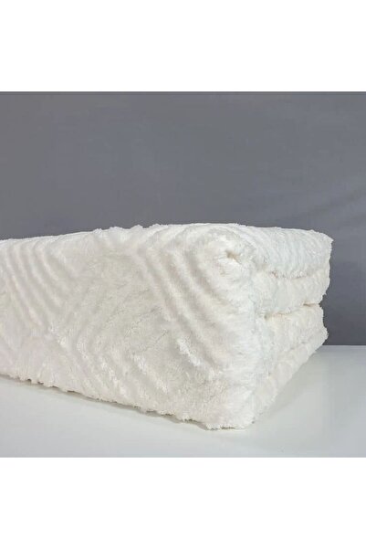 Reiashn Rimas Faux Fur Bedspread, White, Winter, Single and a Half Size