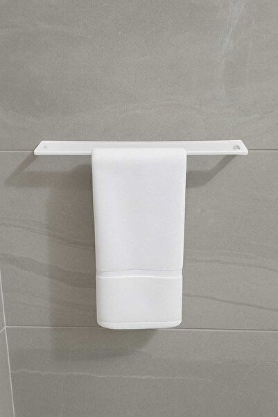 ESC STEEL BANYO HAVLU TUTACAĞI DUVAR TİPİ BEYAZ ( 2 ADET VİDA DÜBEL DAHİL ) P...