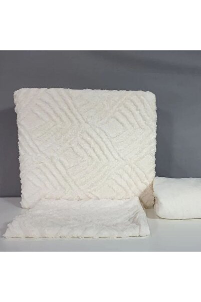 Reiashn Rimas Faux Fur Bedspread, White, Winter, Single and a Half Size