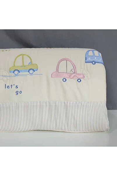 Reiashn Curry baby blanket with summer dividers, light beige