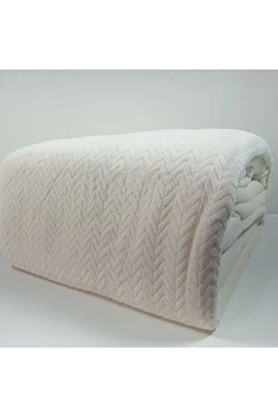 Reiashn Smart flannel blanket, off-white, double size, 220*240 cm