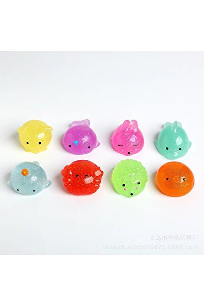 Arabest 8 قطع مناسبة لهدايا حفلات الأطفال، ألعاب الضغط على شكل كرة ضغط كاواي