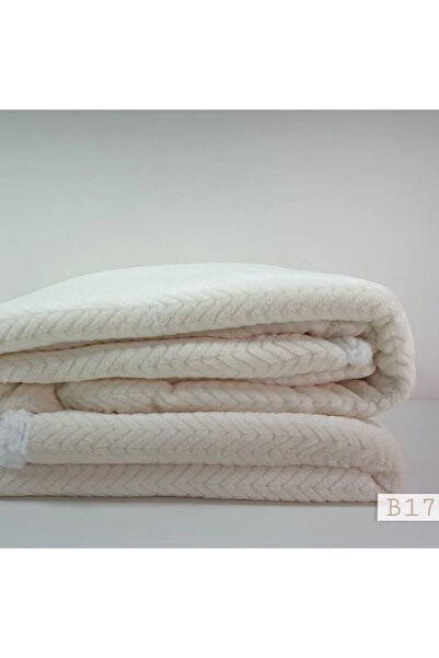Reiashn Smart Flannel Blanket, Off-White, Single Size, 220*160 cm