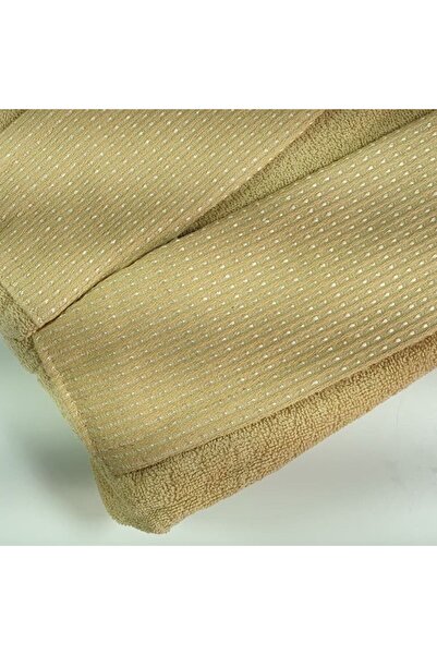 Reiashn Jacqueline Encrusted and Beige Bathrobe Set