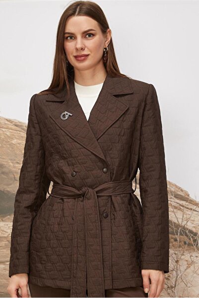 Alvina Belted Quilted Jacket 46000