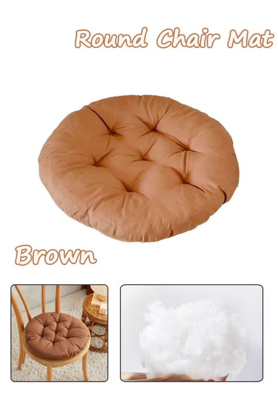 Generic Cushion Round Seat Pad Thickened Tatami Mat Suitable for Living Room, Sofa, Balcony, Yoga
