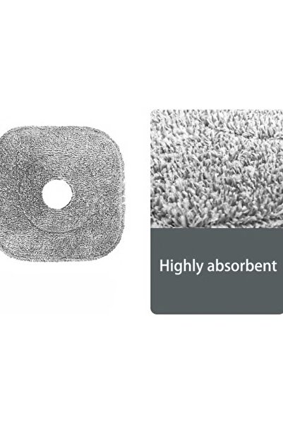 Generic 6 Pack 9Inch Square Mop Pad Refill Compatible with True & Tidy SPIN-800 TrueClean Mop M16 Spin Mop