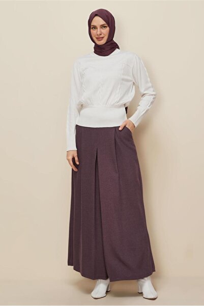 Alvina Belted Skirt Looking Pants 70915