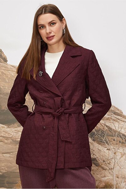 Alvina Belted Quilted Jacket 46000