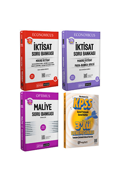 Pegem Akademi Yayıncılık 2026 KPSS A Grubu Economicus Mikro-Makro İktisat ve ...