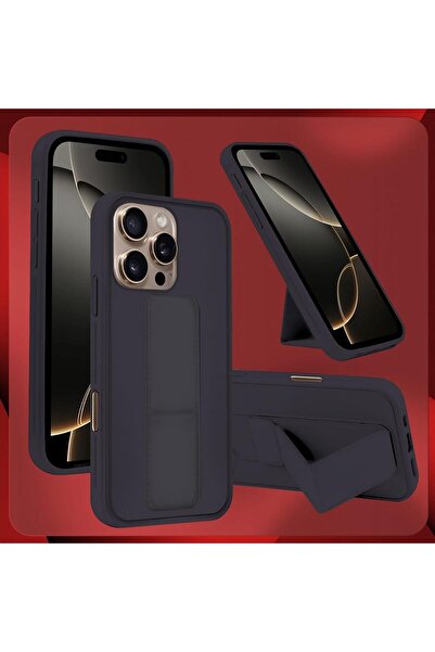 Margoun iPhone XS Max Magnetic Finger Grip Shockproof Case-(Dark Purple)