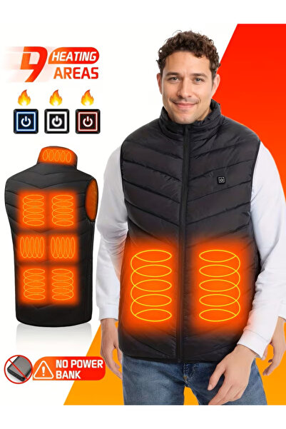 Modaadresiniz 9 noktadan Usb ısıtmalı motosiklet doğa sporları vb kadın erkek...