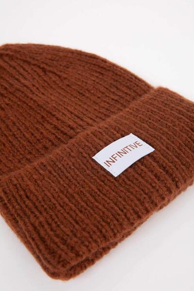 DeFacto Men's Woven Label Beret (24 Wn)