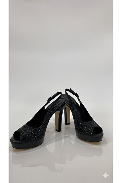 SMS Elegant women's evening heeled shoes adorned with zircon