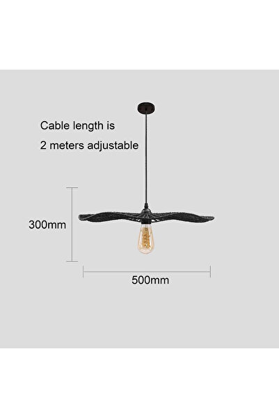 HAMER A rope chandelier gives the space a calming feel. Diameter 500 mm