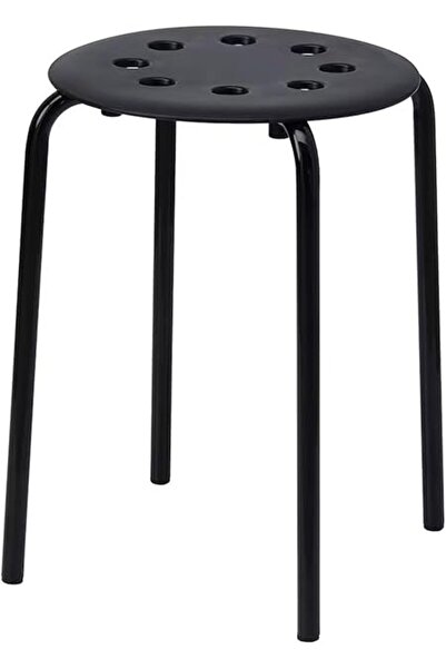Xess Stackable Plastic Dining Stool,Living Room Stool,office Stool,Make Up Stool,Durable Plastic & Metal