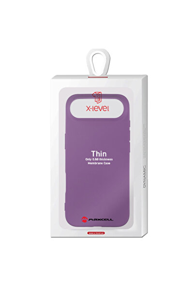 Apple Кейс X-Level за iPhone 17 Air, Thin Series, SoftTouch, LILA