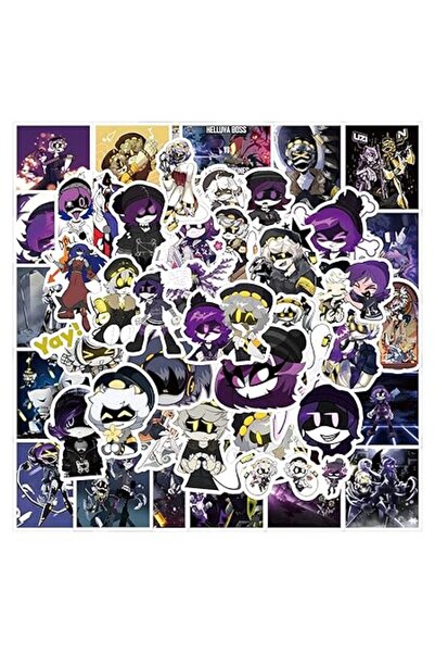 Xess ملصقات فينيل لطيفة مقاومة للماء بتصميم طائرات بدون طيار قاتلة، 50 قطعة