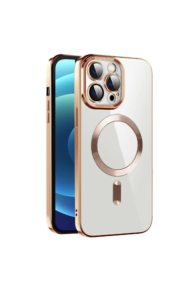 Apple Θήκη επιμετάλλωσης για iPhone 12 Pro Max - σιλικόνη με MagSafe, λεπτή, ...