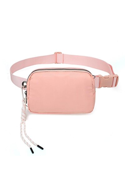 JZS Fanny Belt Bag Waist Pack Crossbody Bum Bag with Adjustable Strap for Women (Pink)
