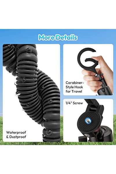 ulanzi MT30 Magnetic Flexible Tripod for iPhone 17-12 Series & Cameras