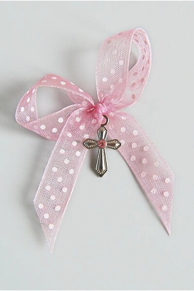 Invitatii Originale Cruciulite de botez D19 - set 30 buc