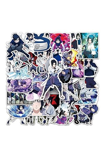 Xess 50-Piece Uchiha Sasuke Cute Vinyl Waterproof Sticker