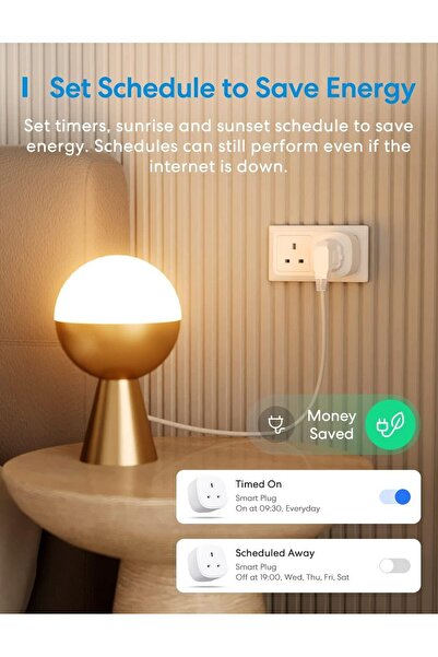 MEROSS Smart Plug 4-Pack — HomeKit, Google Assistant, Alexa & SmartThings Compatible