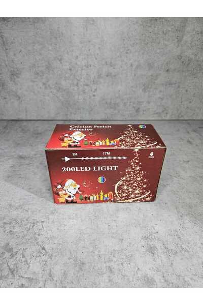 IRILIS LED Light Installation 200 LED, 18M, Multicolor, white wire, Outdoor/Indoor, 8 Functions