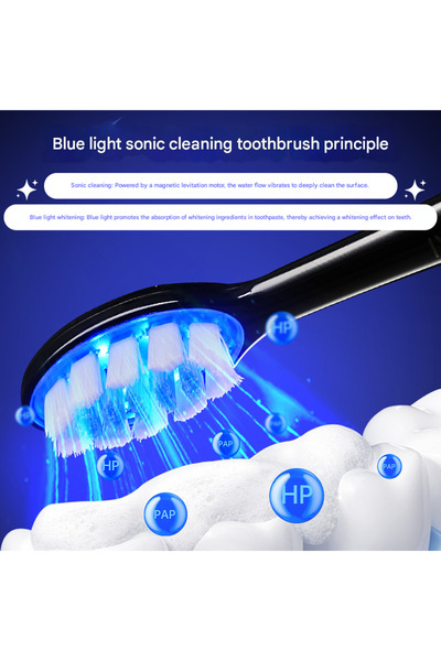 OEM Sonic Electric Toothbrush Blue Light Whitening Smart Waterproof