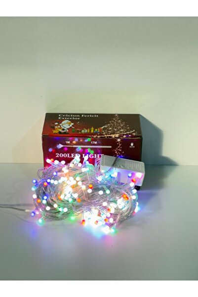 IRILIS LED Light Installation 200 LED, 18M, Multicolor, white wire, Outdoor/Indoor, 8 Functions