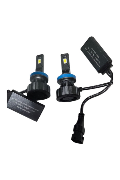 Universal Set de 2 becuri LED H11 Canbus 120W – 12000 LM, Alb Rece 6000K, V20