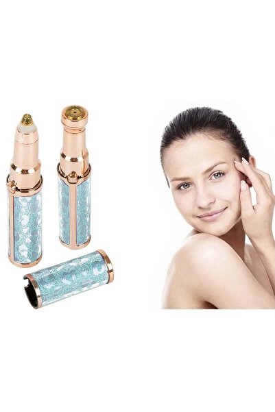 VİO جهاز إزالة شعر الوجه وتشذيب الحواجب 2 في 1 القابل لإعادة الشحن مع مصباح LED