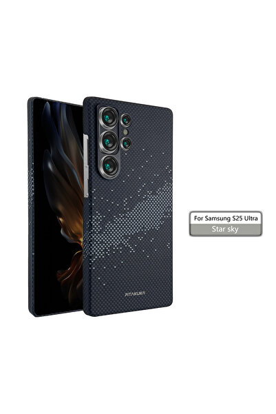 Samsung Θήκη PTK από αραμίδιο για S25 Plus (S936), Ίνες Kevlar, με MagSafe, ΓΚΡΙ Splash