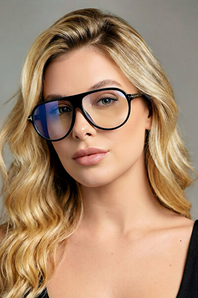 Eyesofia Clara Unisex Black Framed Blue Block Blue Light Filter Screen Glasses