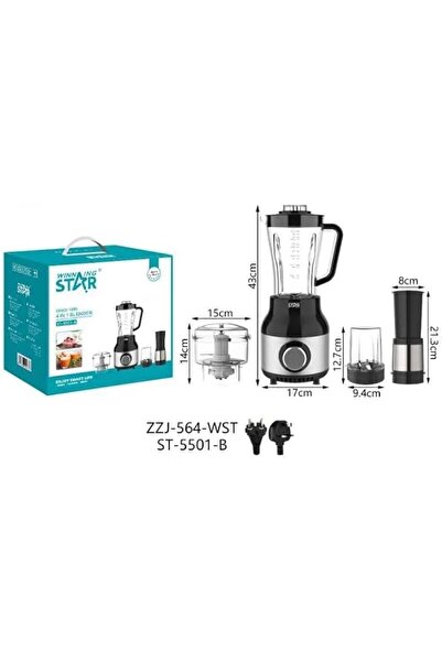 WINNINGSTAR Winning Star ST-5501 4-in-1 Juicer, Blender & Food Processor