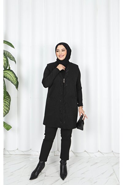 Nur Ecrin uzun yelek