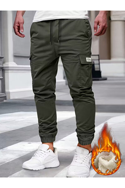 VIKUNYA Ανδρικό παντελόνι Cargo Premium ποιότητας από βαμβάκι με πλαϊνές τσέπες Νέα σεζόν