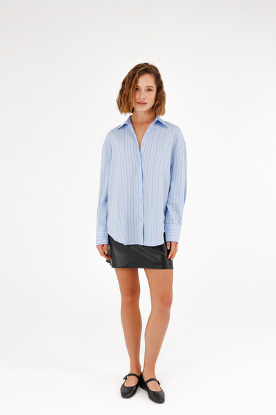 Evermade Oversize Çizgili Gömlek