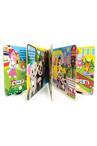 yükselen zeka Oyuncak Kitap - Okul Otobüsü (Gerçek Tekerlekli)