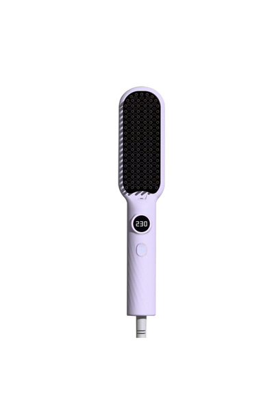OEM Hair Straightening Comb – Ionic Portable Straightener & Curler, Rechargeable, 4-Level Temperature