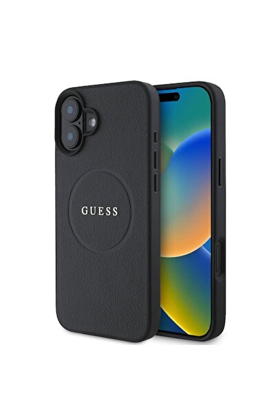 Guess Carcasă pentru iPhone 16 Plus - Precision Shell P3172, Poliuretan (Negr...
