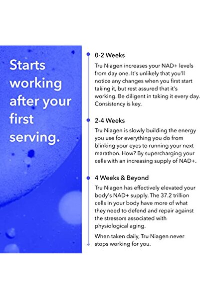 TRU NIAGEN - Vitamin B3 | Advanced NAD+ Booster | Nicotinamide Riboside (NR)