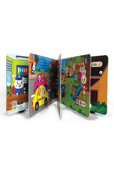 yükselen zeka Oyuncak Kitap - Polis (Gerçek Tekerlekli)