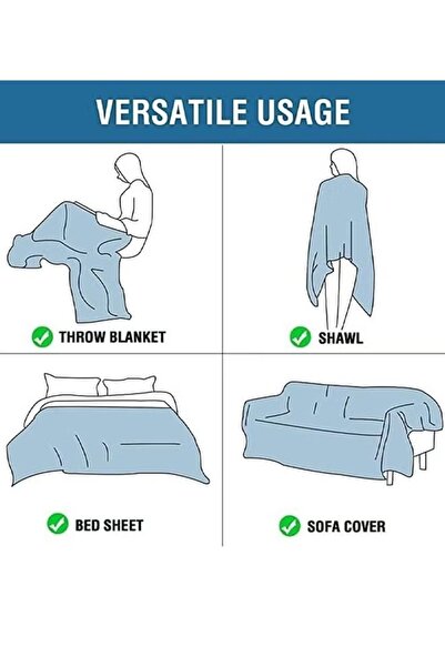 Generic 180 * 230CM Sofa Cover Double Side Couch Cover 3 Seater Sofa Slipcover Sofa Throw Blanket