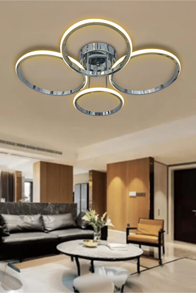 RSCOLLECTIONS 4 Lü Yuvarlak Modern Plafonyer Led Avize