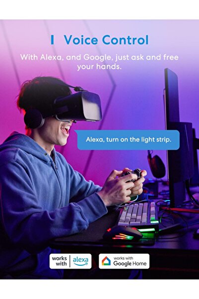 MEROSS Smart Power Strip - 6 AC Outlets & 4 USB Ports, Voice Control, 2.4GHz WiFi