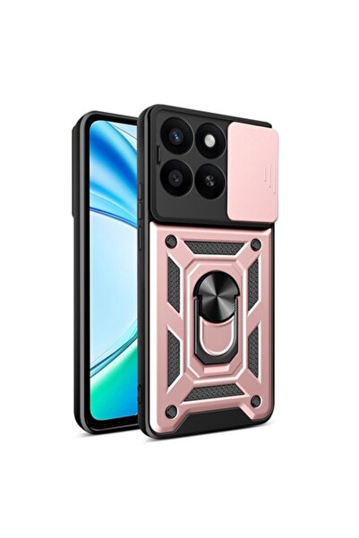 Velo Carcasă compatibilă cu Honor X5b, Precision Fit W336, Plastic, Roz